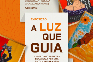 Exposição na Biblioteca Pública Estadual Graciliano Ramos celebra a arte como instrumento antirracista
