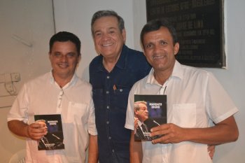 Ronaldo Lessa com o prefeito Areski Freitas e o vice José Alfredo, de União dos Palmares