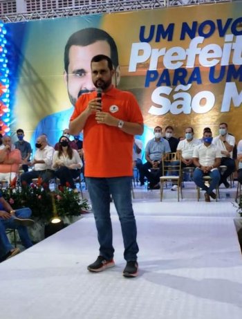 Fernando Pereira foi oficializado como candidato a prefeito de São Miguel na convenção desta quarta-feira