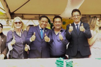 Severino Pessoa recebe o apoio do prefeito Júlio Cezar, vice e vereadores em Palmeira para sua campanha à Câmara Federal