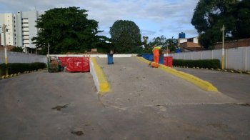 Ecoponto fica na Rua Campos Teixeira, s/n, Pajuçara, e minimiza o descarte inadequado em vias públicas e terrenos. Foto: Sarah Mendes/Ascom Slum