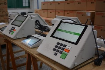 Novo modelo de urna eletrônica comprado pelo TSE será inaugurado nesta eleição (Foto: TRE/SP)