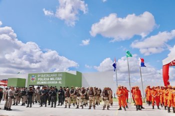 Entrega do 9° Batalhão de Polícia Militar (9° BPM) e da nova sede do 8° Grupamento de Bombeiro Militar (8°GBM)