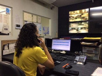 Central de Monitoramento da SMTT funcionará normalmente durante o feriado de São João. Foto: Ascom SMTT