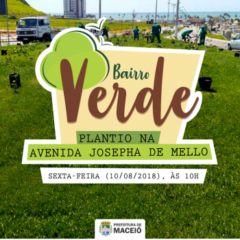 Ação na Avenida Josepha de Mello celebra um mês de lançamento do projeto Bairro Verde
