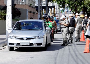 A atuação do Batalhão de Polícia de Trânsito é um exemplo do trabalho integrado que vem contribuindo para a redução expressiva de vários tipos de crime, (Foto: Thiago Sampaio)