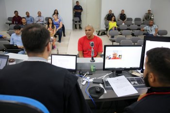 Réu Cícero da Silva foi condenado a mais de dez anos de reclusão durante julgamento em Quebrangulo. Foto: Caio Loureiro