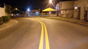 Nova sinalização no Antares organiza mais o trânsito na região. Foto: Ascom SMTT