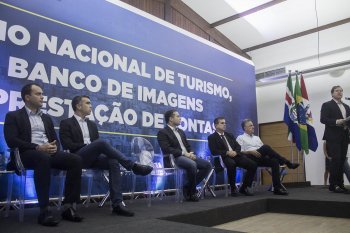 Secretário Municipal de Turismo, Jair Galvão, representou a Prefeitura de Maceió no evento (Foto: Bárbara Pacheco)