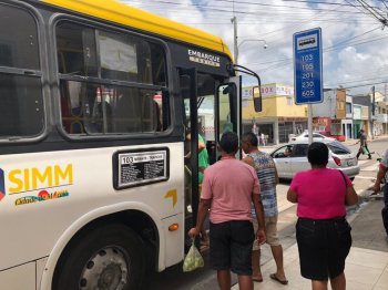 Pontos de parada de ônibus serão reordenados no Centro, a partir desta terça-feira (11). Foto: Ascom SMTT
