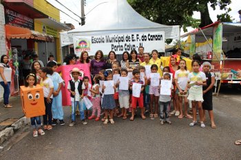 Parceria com Biblioteca Municipal resultou em evento na Rua Guedes de Miranda