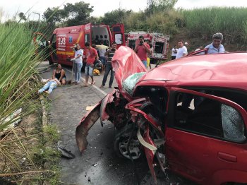 Resgate de vítimas do acidente em São Luiz do Quitunde Foto: Samu Aeromédico