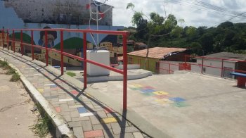 Moradores da Grota do Canaã, no Ouro Preto, serão beneficiados com o trabalho de revitalização dos espaços, com a participação de 15 reeducandos(Fotos: Jorge Santos)