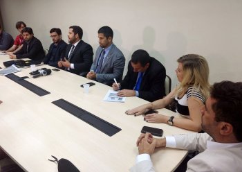Comissão de delegados que atuou na elucidação do crime. (Fotos: Renan Belo)