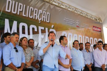 Marx Beltrão ressaltou a importância da obra para o desenvolvimento regional
