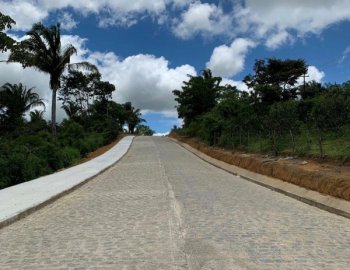 Quando concluído, o acesso à Serra da Barriga totalmente pavimentado impulsionará o desenvolvimento turístico na região da Zona da Mata