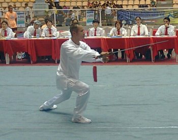 O atleta foi selecionado pela Confederação Brasileira de Kung Fu Wushu