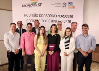 Governo de Alagoas foi representado pela secretária do Esporte, Lazer e Juventude, Lydia Pollyana. |Consórcio Nordeste