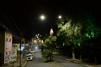 Prefeitura de Palmeira avança com iluminação em LED