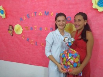Saúde de Santana do Mundaú realiza atividades para incentivar aleitamento materno 