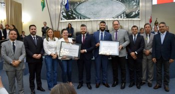 Parlamento concede títulos de Cidadão Alagoano aos delegados Thiago Prado e Fábio Costa