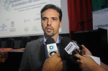 Secretário municipal de Economia, Fellipe Mamede. Foto: Marco Antônio / Secom Maceió