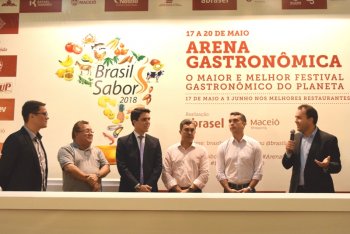 Lançamento do Festival Brasil Sabor contou com a presença do secretário Municipal de Turismo, Jair Galvão, trade turístico e demais parceiros. (Foto: Bárbara Pacheco)