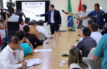 Governador Renan Filho fez balanço dos principais resultados da Segurança e estabeleceu meta para os próximos quatro anos. (fotos: Márcio Ferreira)