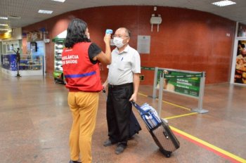 Passageiros estão sendo monitorados no Aeroporto Internacional Zumbi dos Palmares