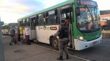 Polícia Militar vem intensificando abordagens aos ônibus que circulam na capital