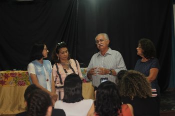 O prefeito Rogério Teófilo também marcou presença no evento que valoriza ainda mais a cultura e educação da cidade