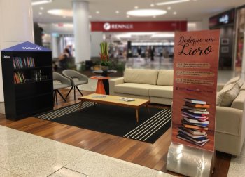 Lounge dedicado à troca de livros é novo espaço do Parque Shopping Maceió