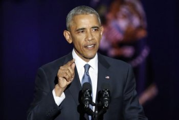 O presidente dos Estados Unidos Barack Obama faz seu discurso de despedida KAMIL KRZACZYNSKI/EPA/LUSA/ 