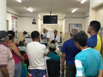 Secretaria Municipal de Saúde realizou durante esta terça-feira (27), palestras, atendimentos de saúde e orientações aos homens do PSF da Ilha de Santa Rita e Barro Vermelho
