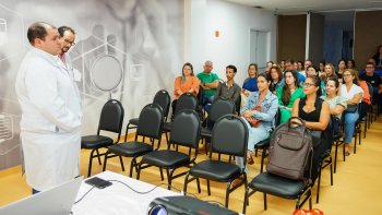 Capacitação dos Odontólogos da I Região de Saúde ocorreu no Hospital do Coração Alagoano, localizado no bairro Cidade Universitária, em Maceió. Marco Antônio / Ascom Sesau