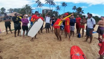 Sucesso em sua primeira edição, ocorrida na Praia de Jatiúca, o Projeto Surf-salva retorna agora na Praia do Francês - Alan Fagner
