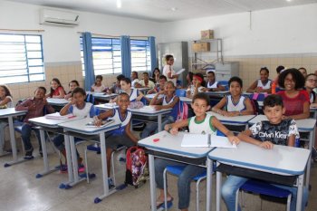 As aulas da Escola Municipal Brandão Lima já foram retomadas. Foto: Ascom Semed