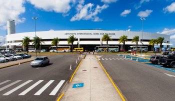 Aeroporto Internacional Zumbi dos Palmares conta com dois voos comerciais disponíveis para a capital alagoana. Foto: Arquivo Semtel