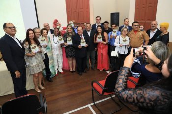 Secretária de Cultura Mellina Freitas recebe homenagem no Prêmio Selma Brito  A solenidade reconheceu 20 profissionais da cultura