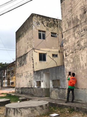 Relatório Técnico aponta que os elementos estruturais dos prédios passaram do estado limite de deformação e encontram-se colapsados (Foto: Ascom Defesa Civil/ Arquivo)