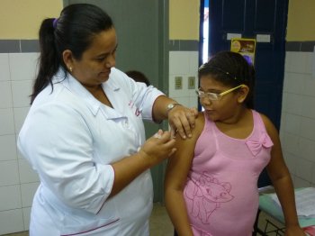  Escolas podem agendar vacinação contra H1N1. Foto: Ascom/SMS