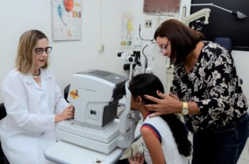 Exames de visão ocorreram no Centro Especializado de Reabilitação da Uncisal