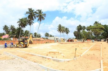 Complexo irá ocupar um espaço de 152m², na orla da Barra Nova. A primeira etapa da obra está sendo executada com recursos do município, um investimento de R$ 600 mil