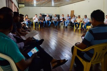 Representantes de diversas comunidades de Maceió participaram da oficina. Foto: Paula Araújo/ Ascom FMAC