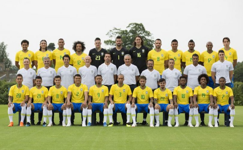Foto oficial da seleção brasileira para a Copa do Mundo na Rússia - Lucas Figueiredo/CBF/Direitos Reservados