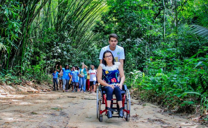 O Projeto Parque Acessível proporciona mais inclusão social. Foto: Pei Fon/ Secom Maceió