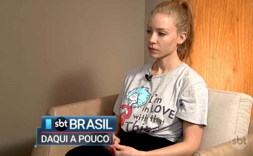 Najila falou pela primeira vez sobre o caso em entrevista ao SBT Brasil Foto: Reprodução