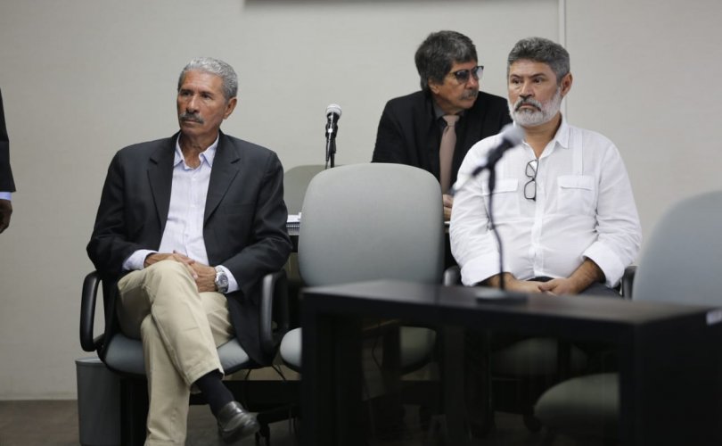 Manoel Cavalcante e Marcos Cavalcante foram absolvidos em júri realizado em 2011. (Foto: Caio Loureiro)
