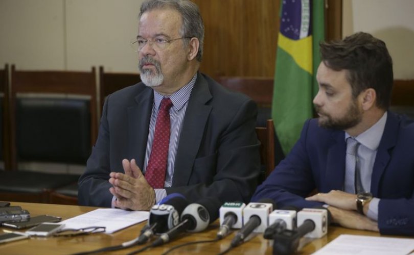 Ministros da Segurança Pública e dos Direitos Humanos falaram sobre a Política Nacional de Trabalho no Âmbito do Sistema Prisional (Valter Campanato/Agência Brasil)