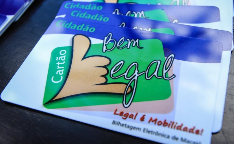 Desconto do Domingo é Meia só é aplicado com Cartão Bem Legal Cidadão, emitido de graça nos postos da Transpal e SMTT